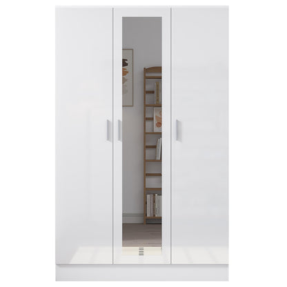 REFLECT Gloss 5 Door Wardrobe Bundle - 2 Door Corner + 3 Door Mirror Bedroom Set