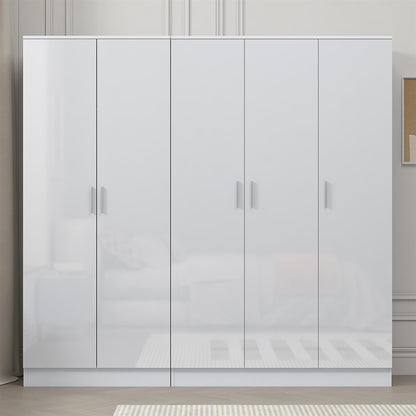 REFLECT 2pc Wardrobe Bundle - 3 Door Plain + 2 Door Plain - 4 Colour Options