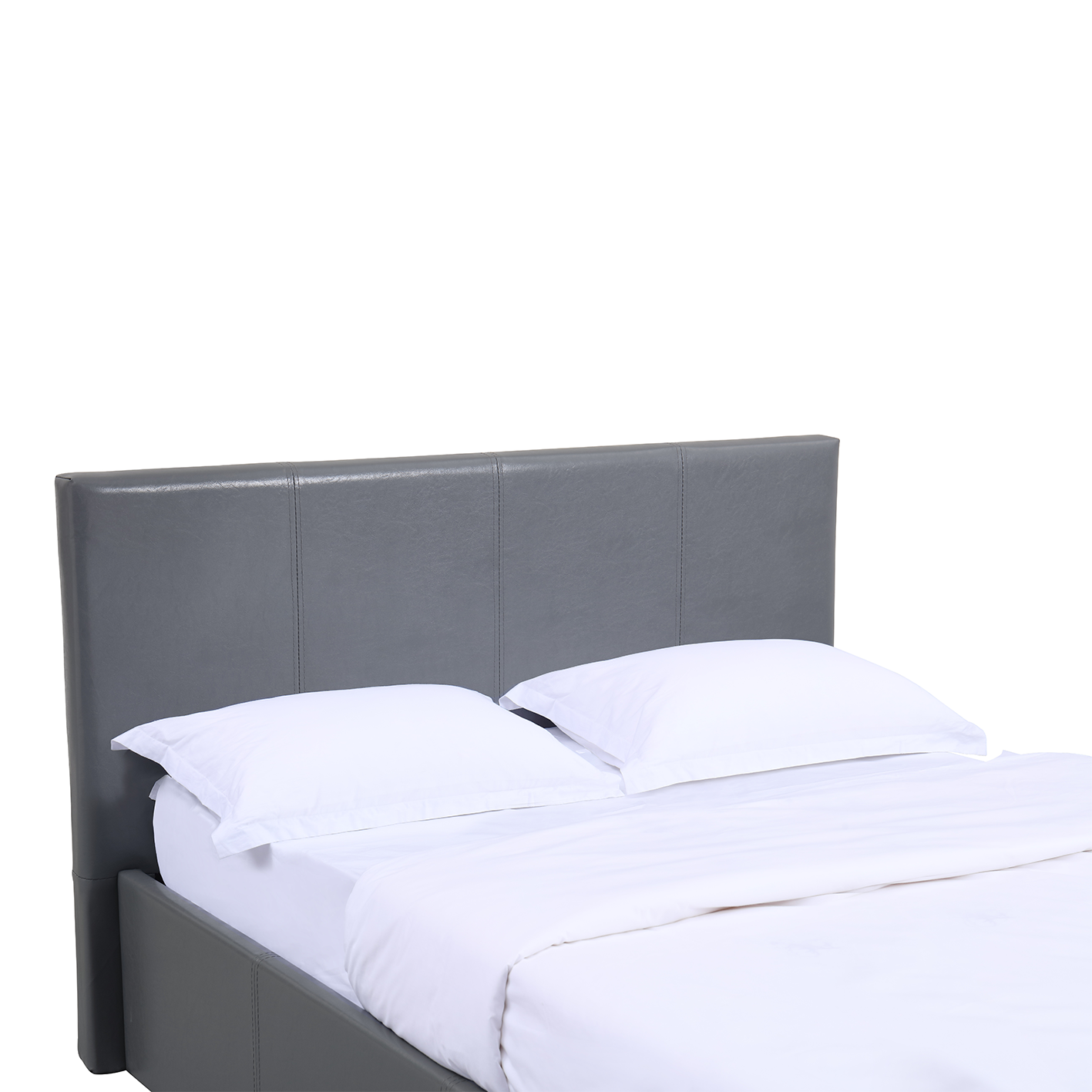 LUNA 4FT Small Double Faux Leather Ottoman Storage Bed-Mattress & Colour Options
