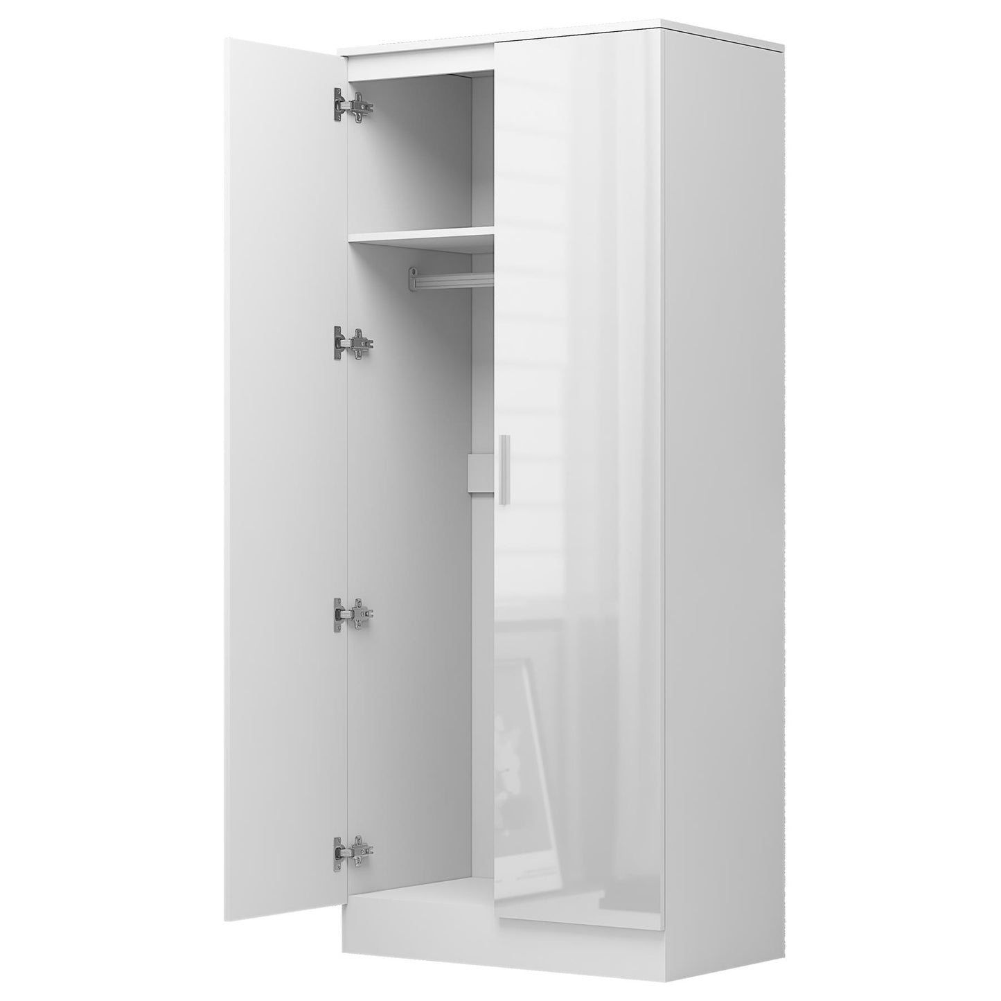 REFLECT 1dr Corner Bedroom Furniture Bundles Chest, Bedsides, Desks - 4 Colours