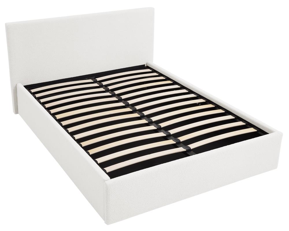TEDDY 5FT Kingsize Boucle Ottoman Storage Bed - 2 Colour + Mattress Option