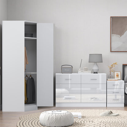 REFLECT 1dr Corner Bedroom Furniture Bundles Chest, Bedsides, Desks - 4 Colours
