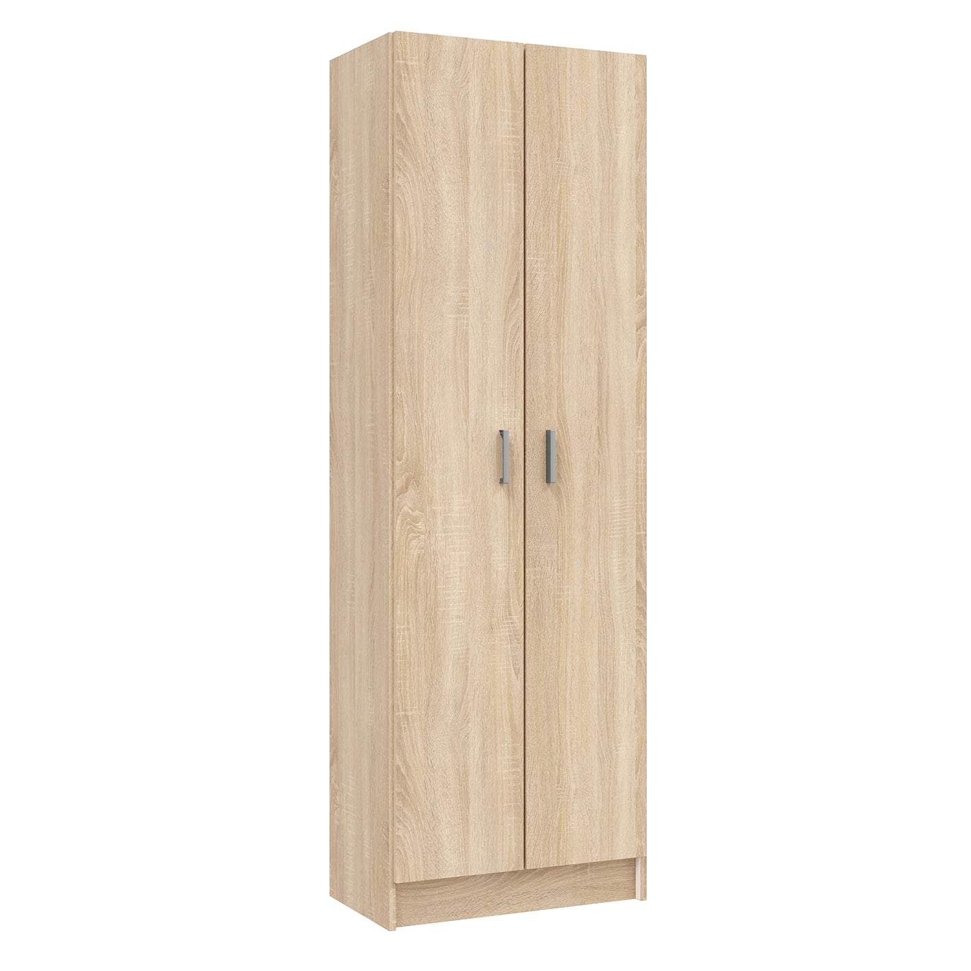 Vita Oak 2 Door Shoe & Boot Cupboard - Modular Kitchen Utility Room Cleaning Cabinet