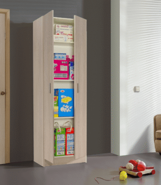 VITA 2 Door Utility Cupboard - Oak