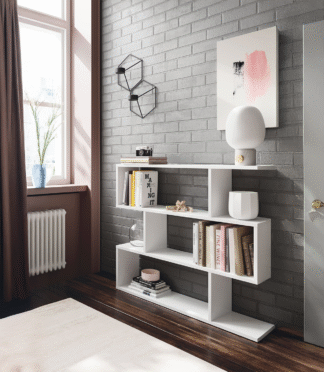 3-Tier Bookcase Display Unit - 2 Colors