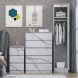 3pc_white_marble_wardrobe_set_1_door_5_draw_bedside_5-scaled