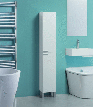 BALTIC Tall Bathroom Storage Unit - 2 Colours
