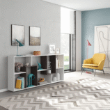 8Shelfbookcasewhitedarkbrown3