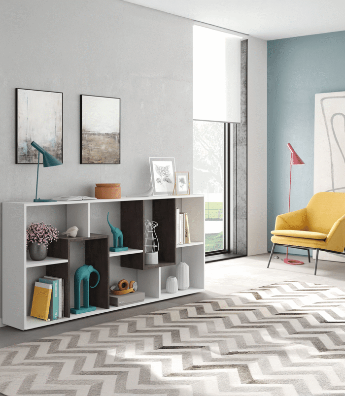 8Shelfbookcasewhitedarkbrown3