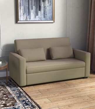 RAVENA 2 Seater Sofa bed including drawer - Taupe