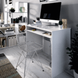 computerdeskinwhitewithrollouttray2