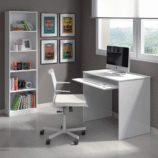 computerdeskinwhitewithrollouttray6