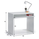 computerdeskinwhitewithrollouttray8