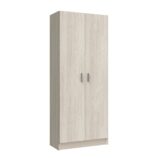 Vita 2 Door Kitchen Utility Room Cabinet - Oak Finish - H: 73cm x W: 180cm x D: 37cm.