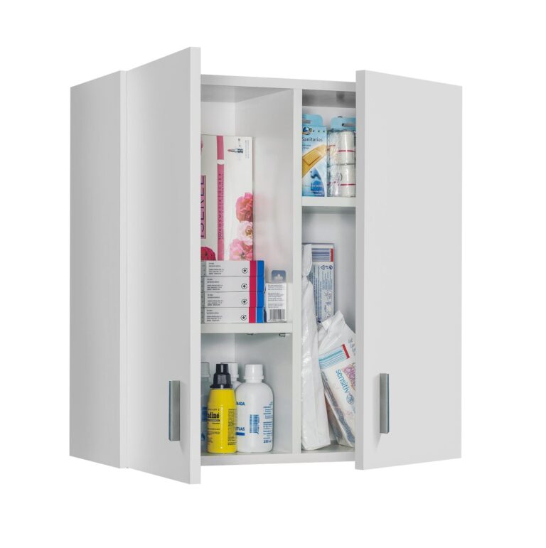VITA Utility Laundry Cupboard / Cabinet Storage Units 7 Options in White - Image 24