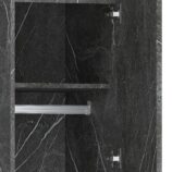 ZITA Grey Marble Effect 2 Piece Wardrobe Set - 2 Door and 1 Door, Spacious Bedroom Storage Solutions.