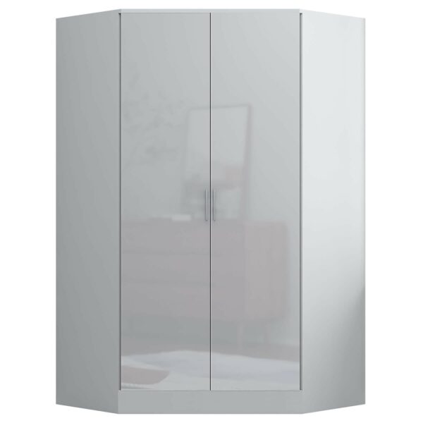 REFLECT Gloss 5 Door Corner Wardrobe Bundle Inc Corner + 3 Door Wardrobe Set - Image 41