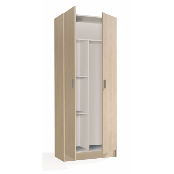 Vita 2 Door Kitchen Utility Room Cabinet - Oak Finish - H: 73cm x W: 180cm x D: 37cm.
