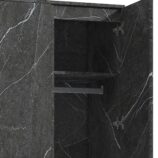 ZITA Grey Marble Effect 2 Piece Wardrobe Bundle - 2 x 2-Door Wardrobes, (L) 50cm x (W) 76cm x (H) 180cm.