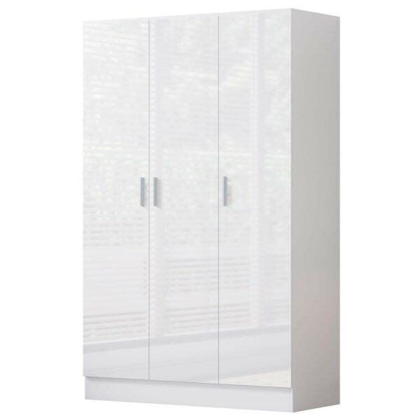 REFLECT Gloss 5 Door Corner Wardrobe Bundle Inc Corner + 3 Door Wardrobe Set - Image 38