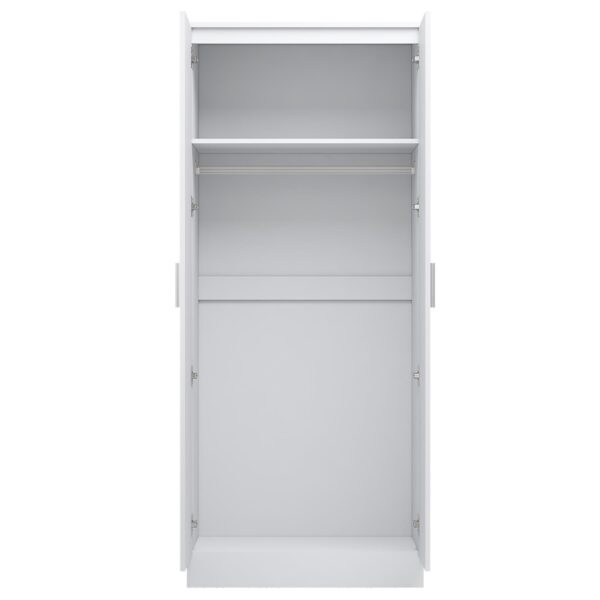 REFLECT Gloss Bedroom Furniture 2 Door Plain Wardrobe - 4 Colour Options - Image 26