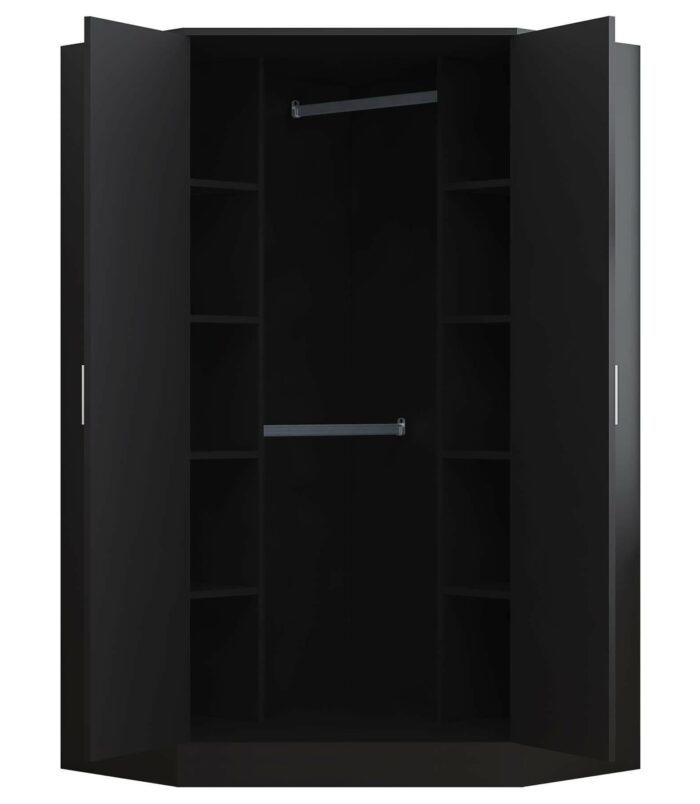 2 door corner black