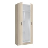 Vita 2 Door Kitchen Utility Room Cabinet - Oak Finish - H: 73cm x W: 180cm x D: 37cm.