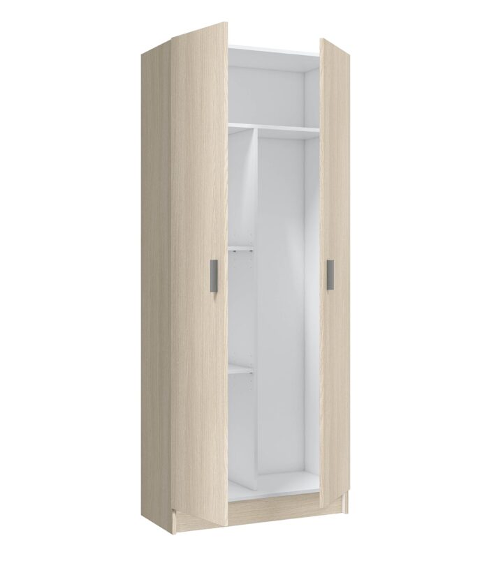 Vita 2 Door Kitchen Utility Room Cabinet - Oak Finish - H: 73cm x W: 180cm x D: 37cm.