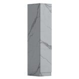 ZITA White Marble Effect 2 Piece Wardrobe Set - 2 Door and 1 Door, Spacious Bedroom Storage Solutions.